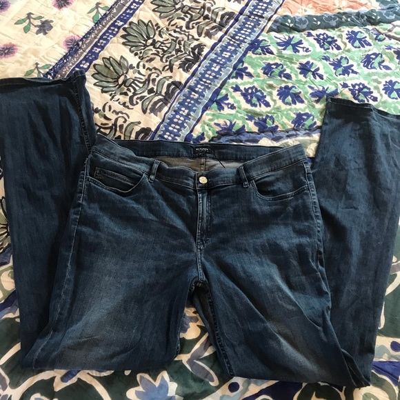 Escada Jeans with Rhinestone Accents on Pockets - Picture 2 of 5